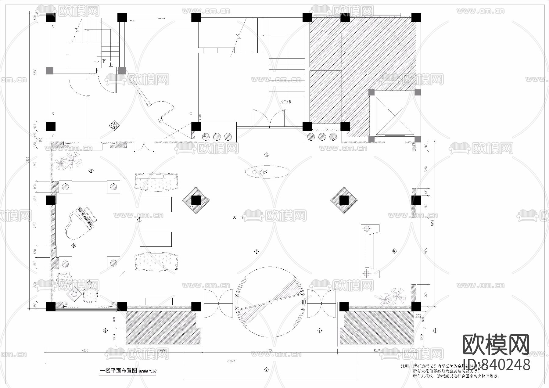 [酒吧KTV]--夜总会装修设计施工图和含效果下载（渲染图5）