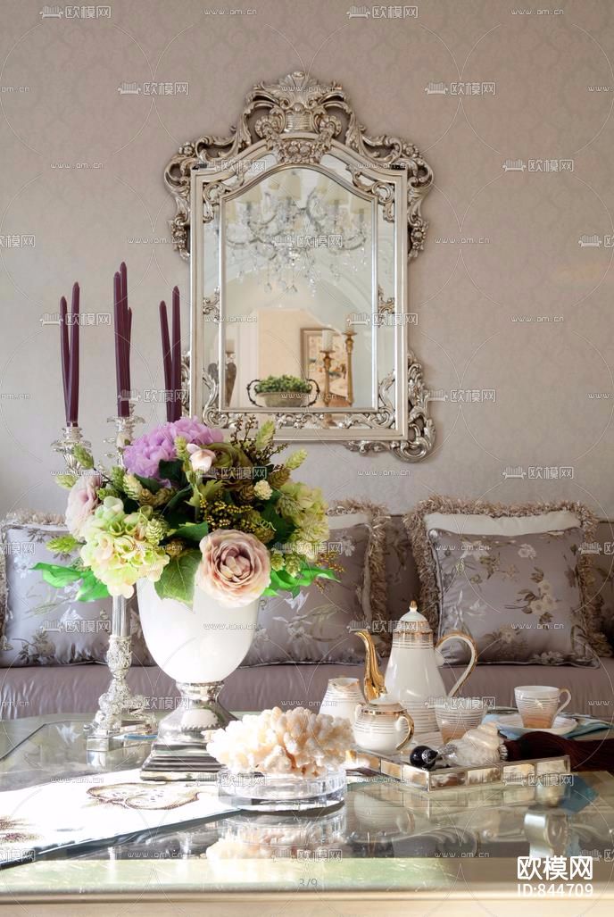 上海风景水岸D户型室内装饰工程下载（渲染图2）