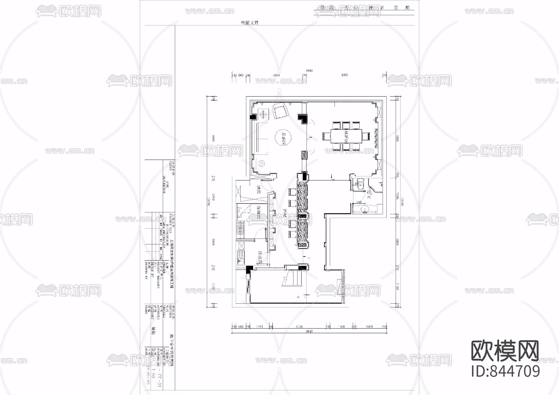 上海风景水岸D户型室内装饰工程下载（渲染图3）