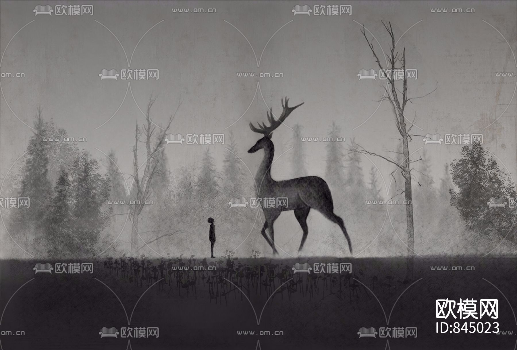 MASAR玛撒定制壁画下载（渲染图1）