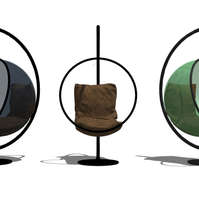  现代休闲吊椅su模型 