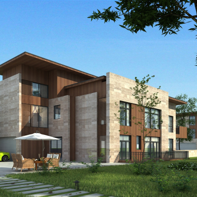 巴洛克别墅模型-3dmax模型免费下载-欧模网