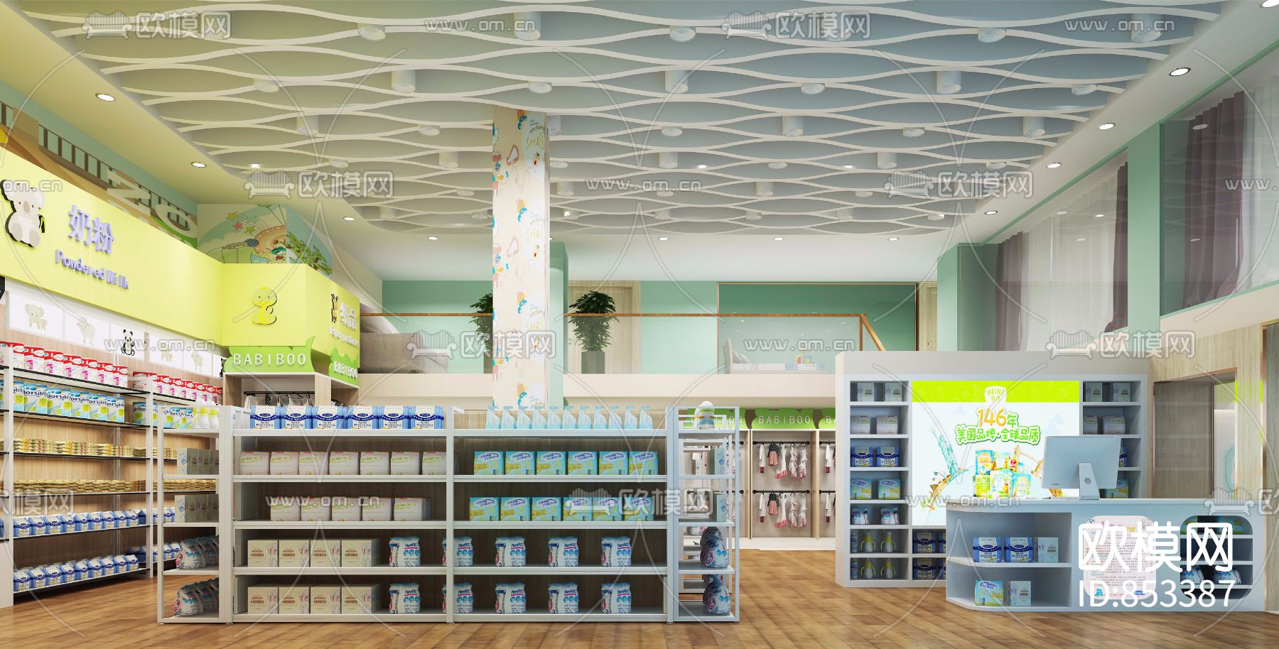 母婴专卖店cad