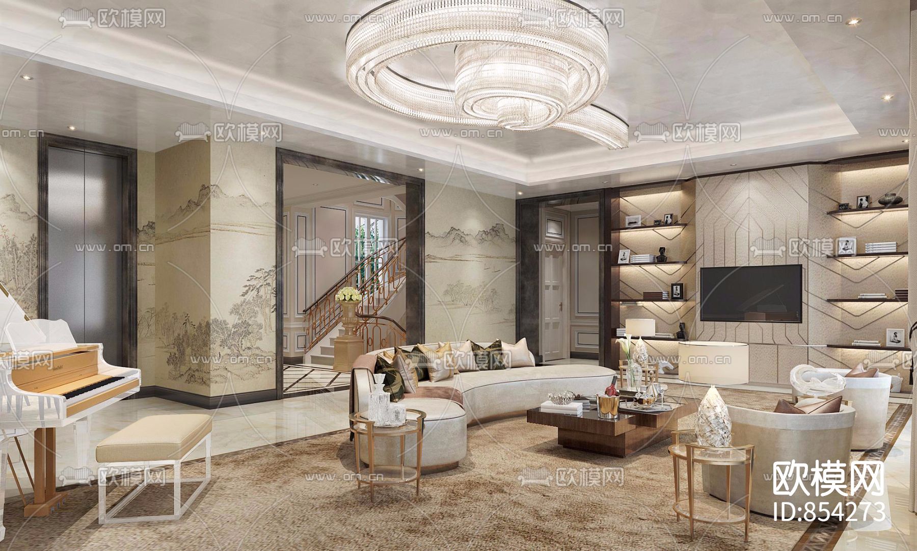 重庆怡置北郡二期大独栋别墅下载（渲染图3）