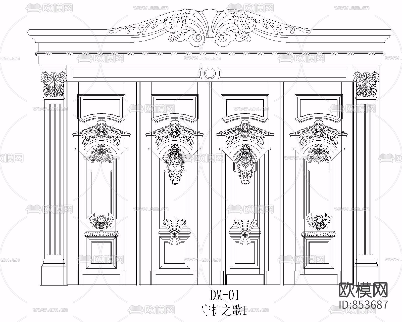 最新百款木纹cad源文件下载（渲染图1）