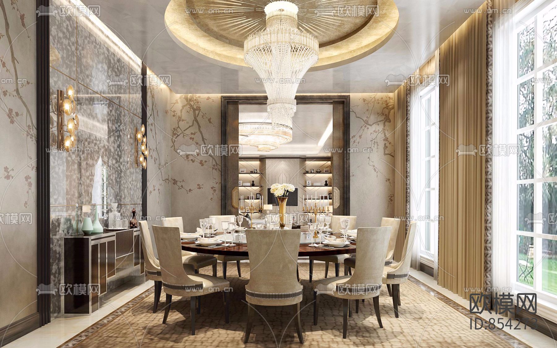 重庆怡置北郡二期大独栋别墅下载（渲染图2）