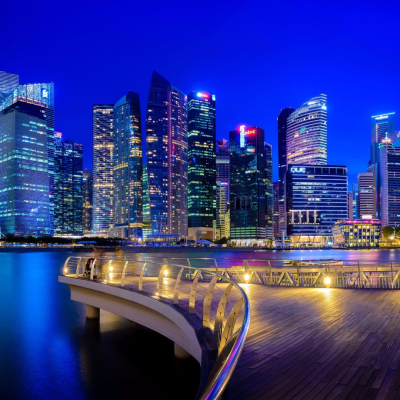  高清城市夜景贴图 