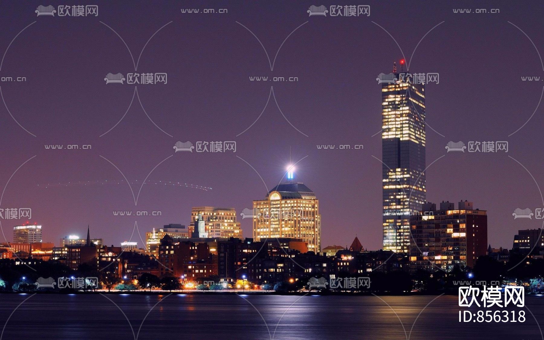 高清城市夜景贴图