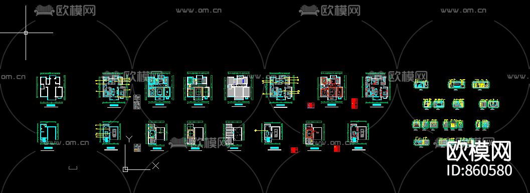 家装全套CAD图纸