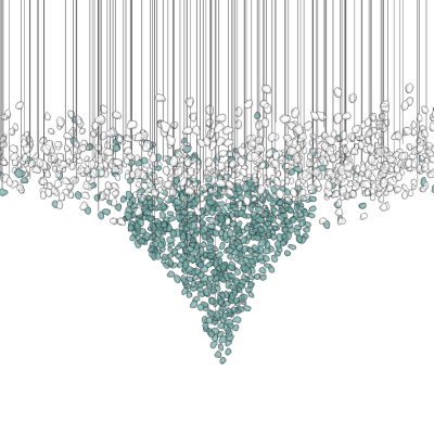  现代水晶装饰灯su模型 