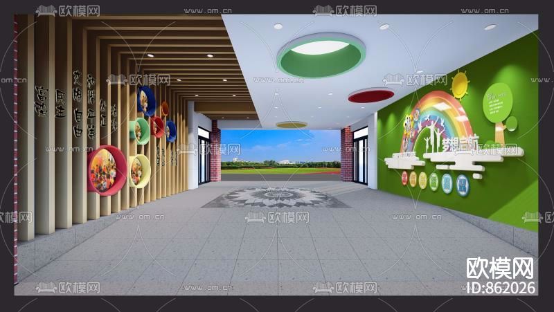 小学德育展厅施工图
