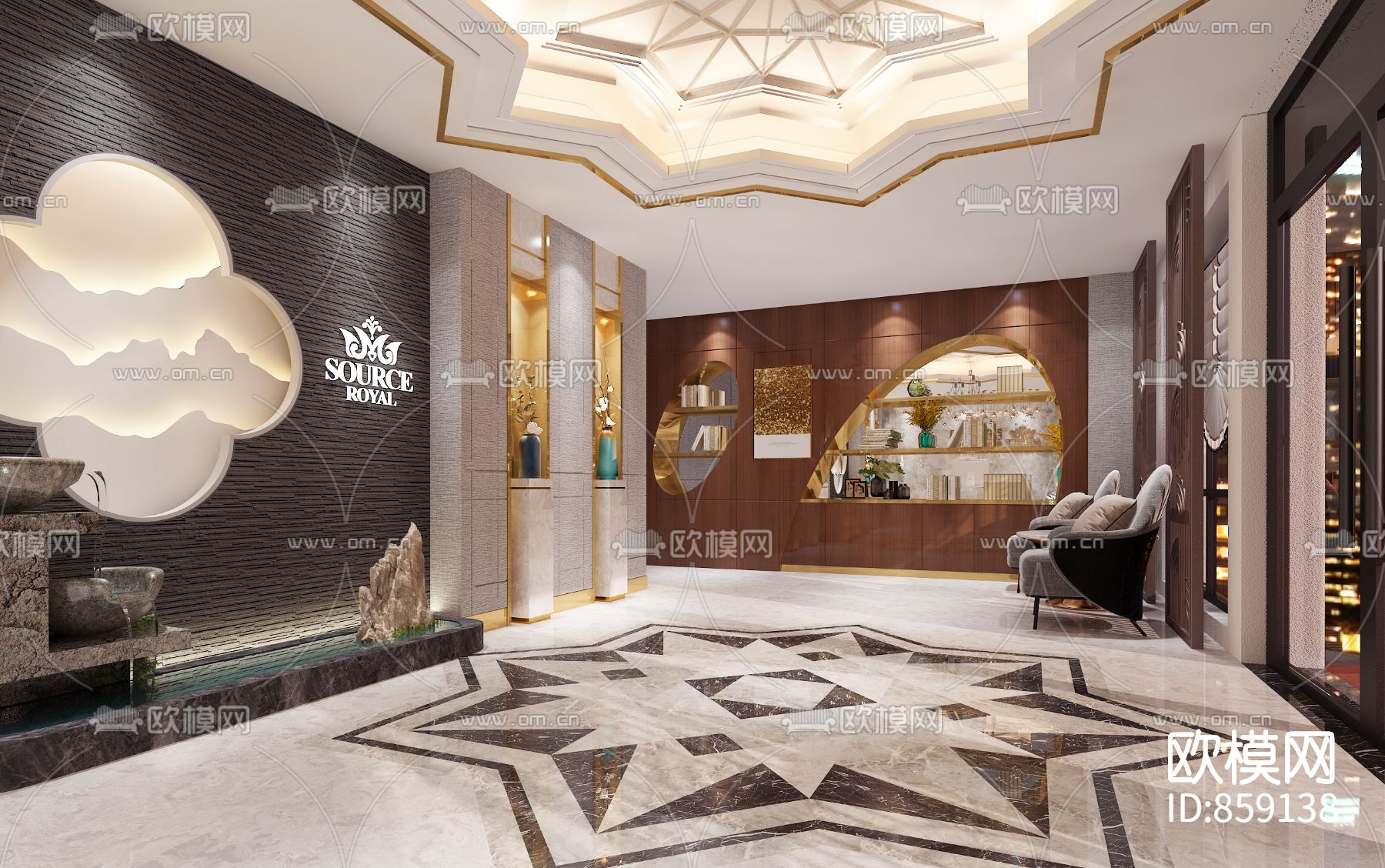 新中式美容院下载（渲染图5）