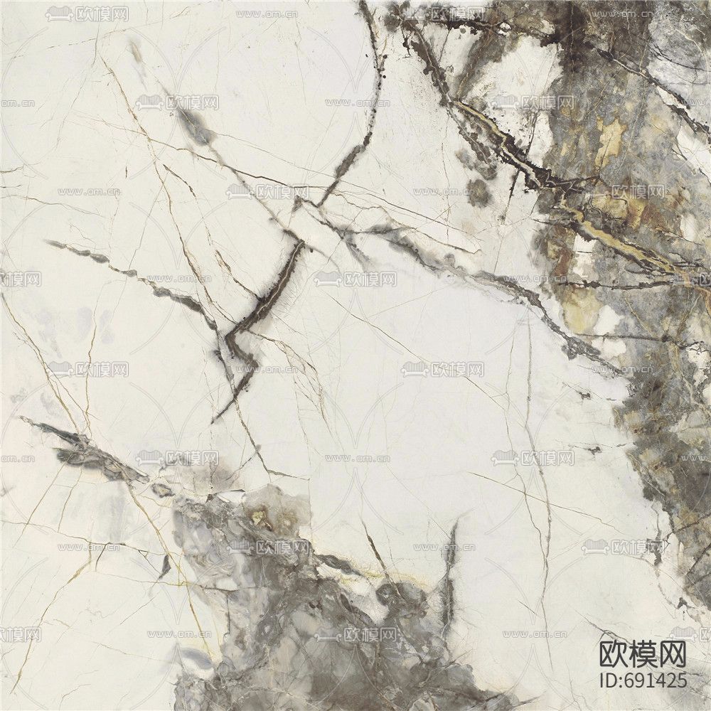 中式水墨瓷砖下载（渲染图1）