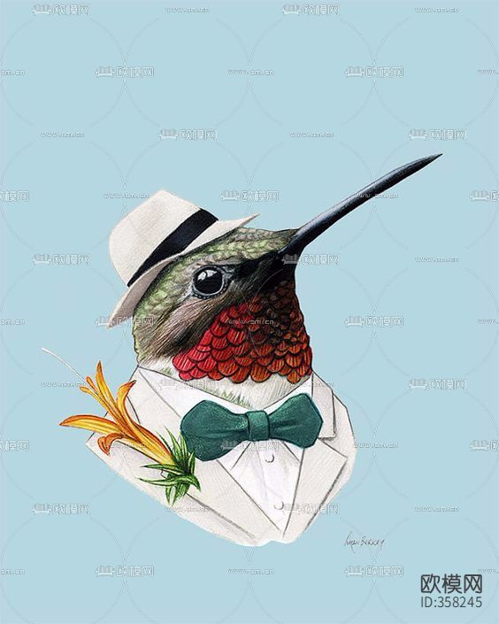 动物装饰画下载