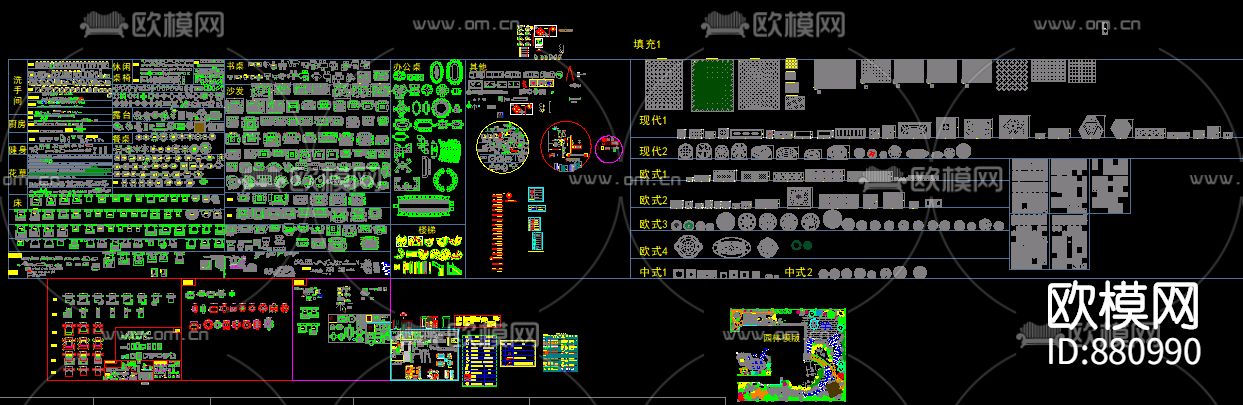家装超级平面绿图库下载