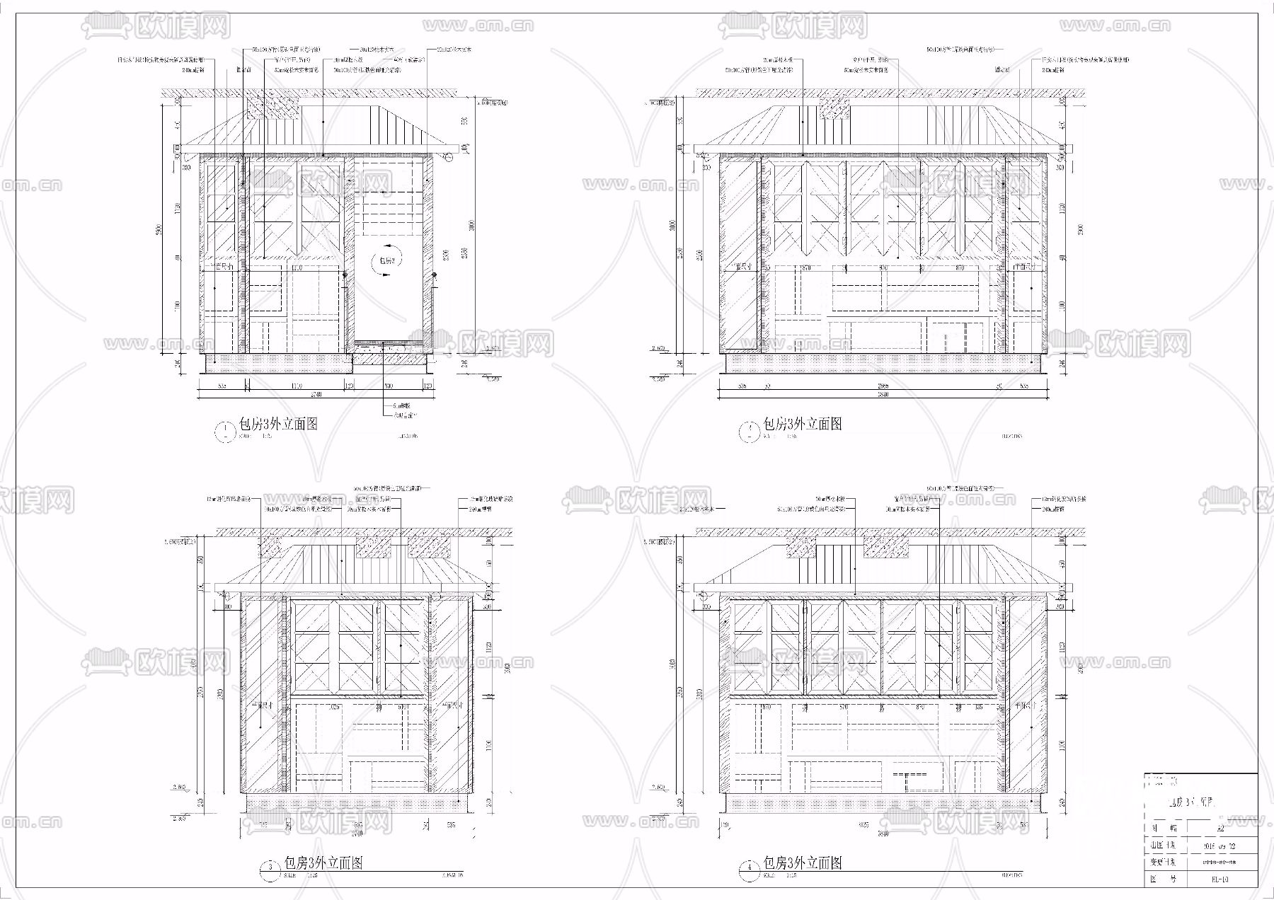 胡桃里音乐酒馆CAD下载（渲染图2）