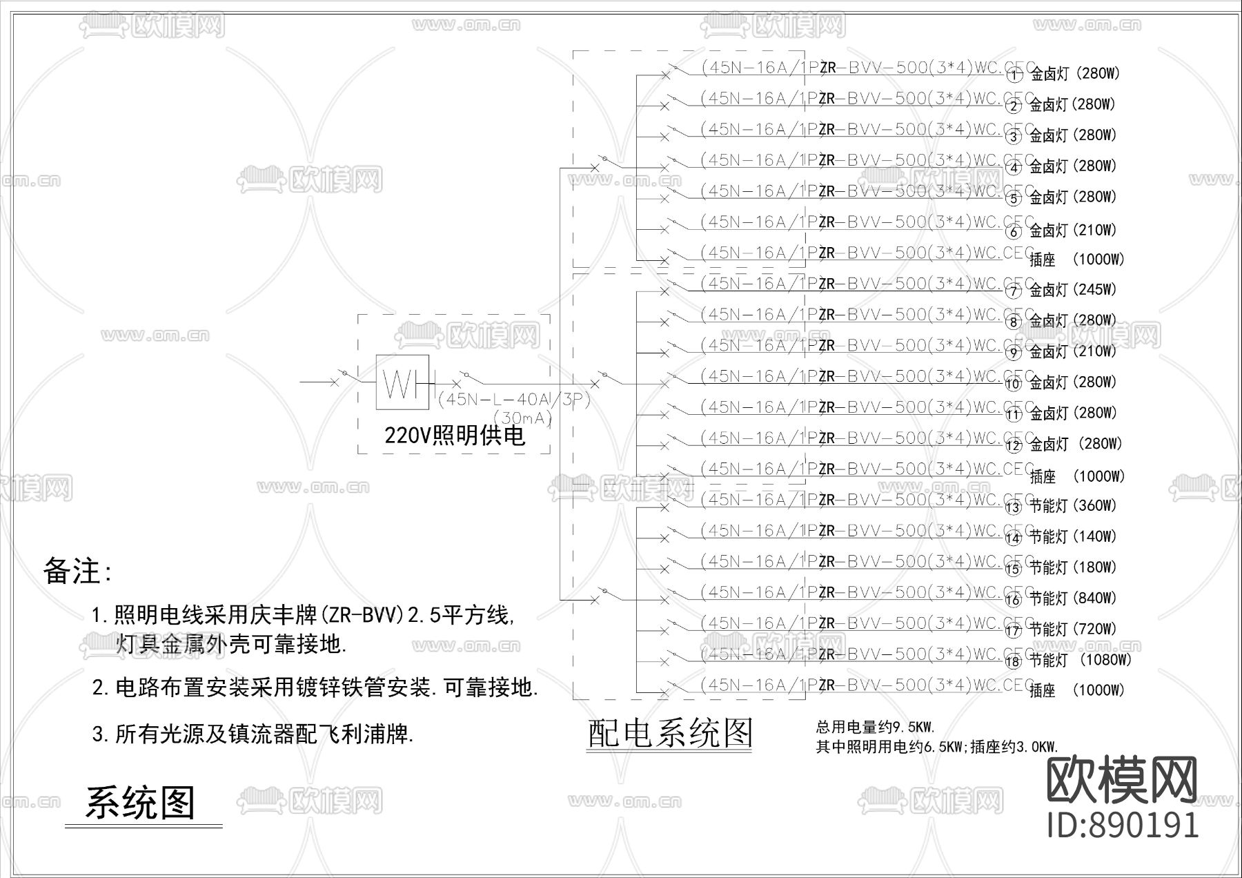 卡路约翰品牌服装店CAD施工图下载（渲染图3）
