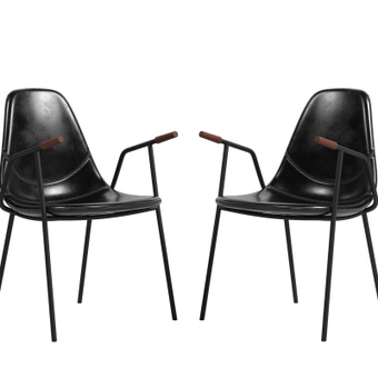 工业风皮革单椅3d模型