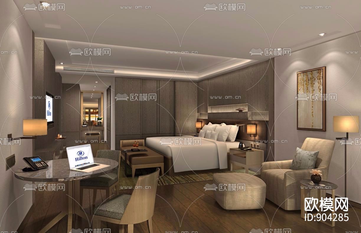 武汉希尔顿酒店二期下载（渲染图1）