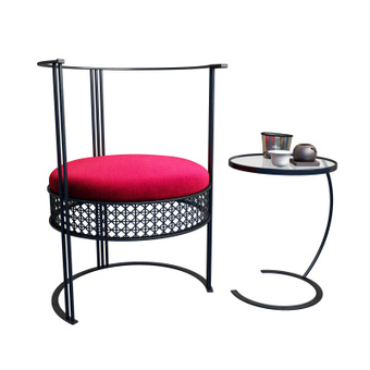 工业风铁艺单椅3d模型