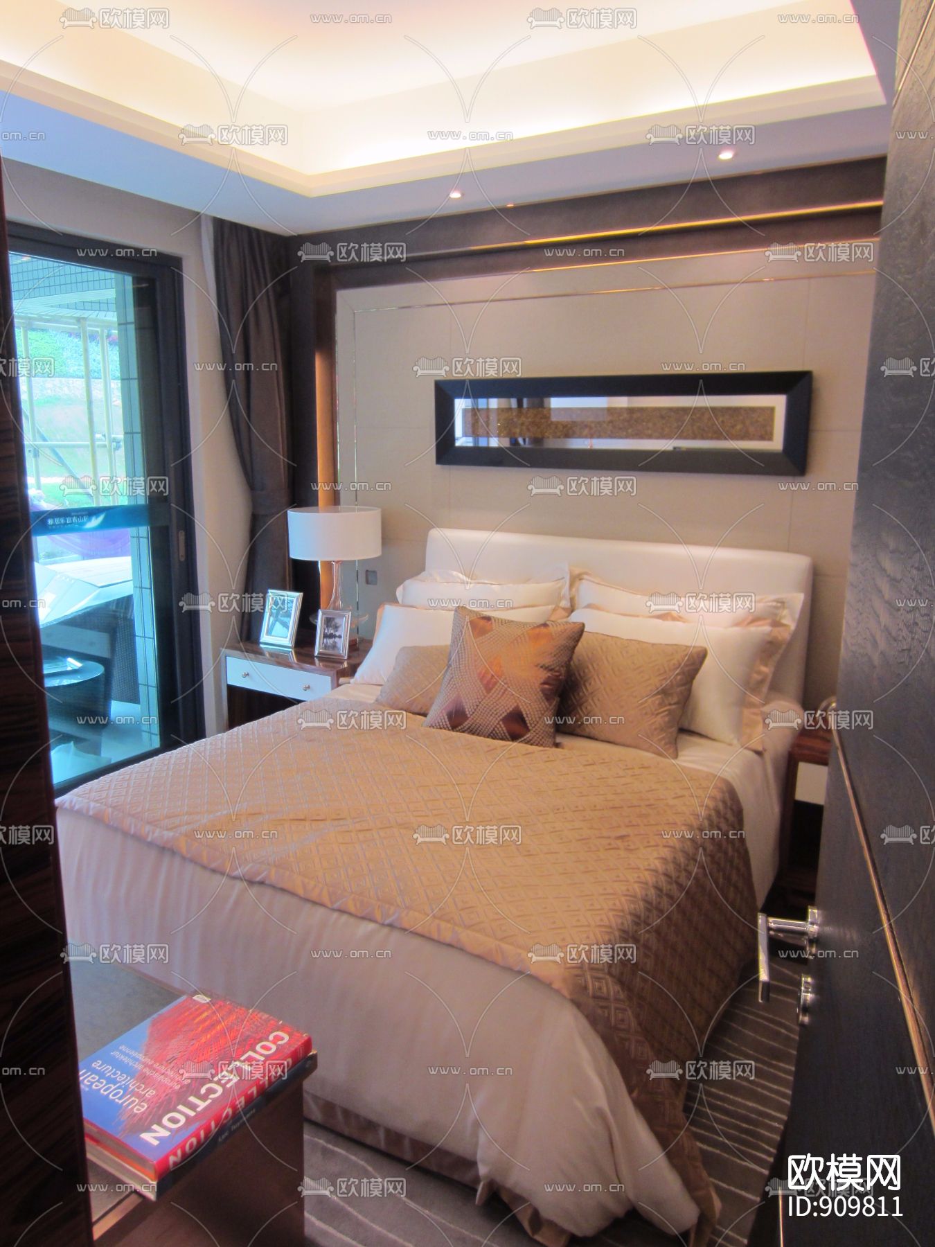 梁志天--科学城公寓03户型室内施工图下载（渲染图3）