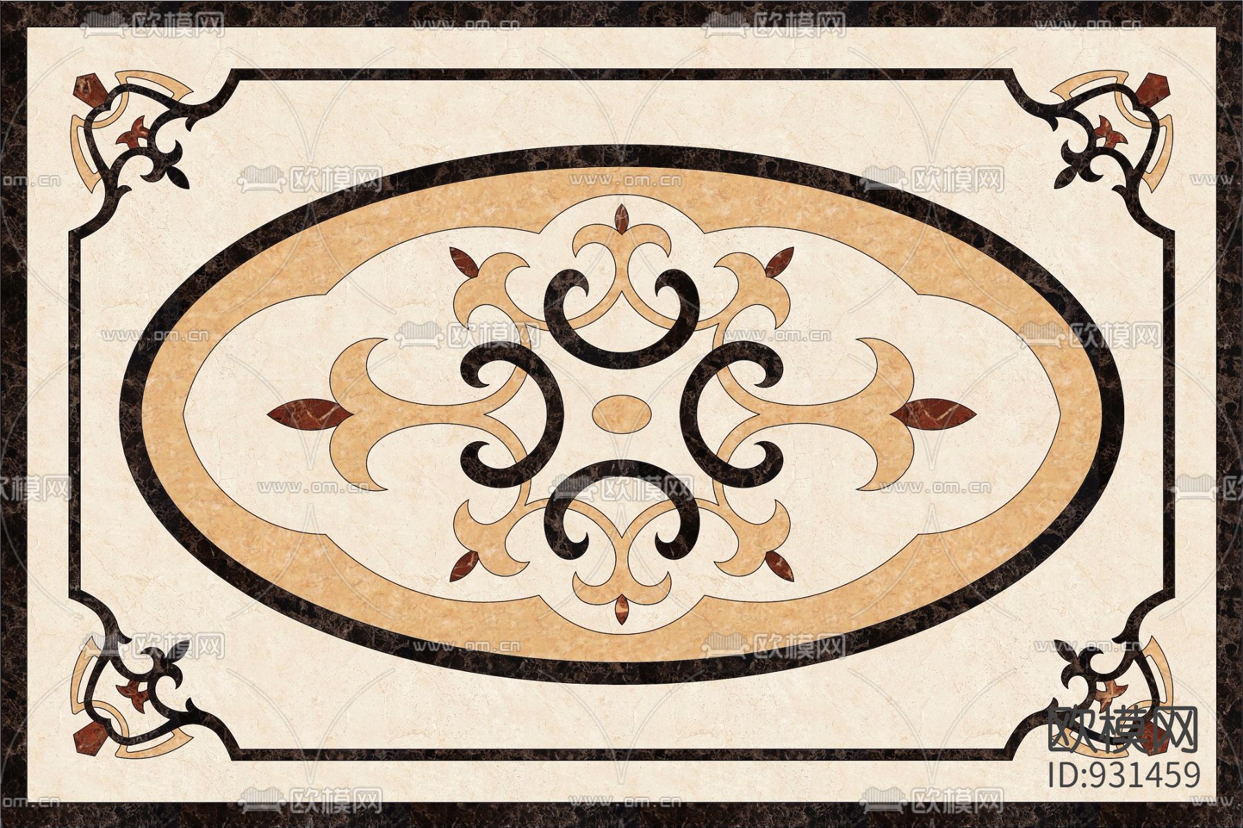 地面拼花下载（渲染图7）