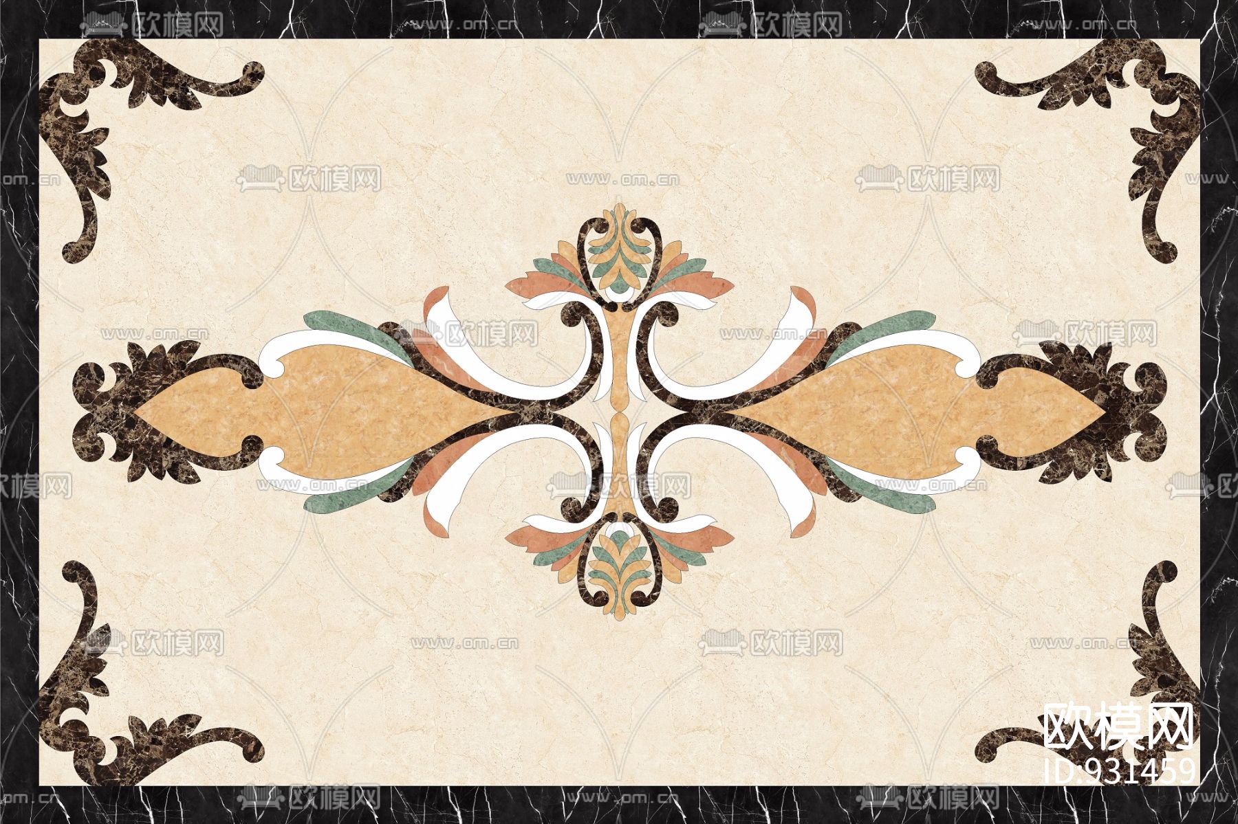 地面拼花下载（渲染图3）