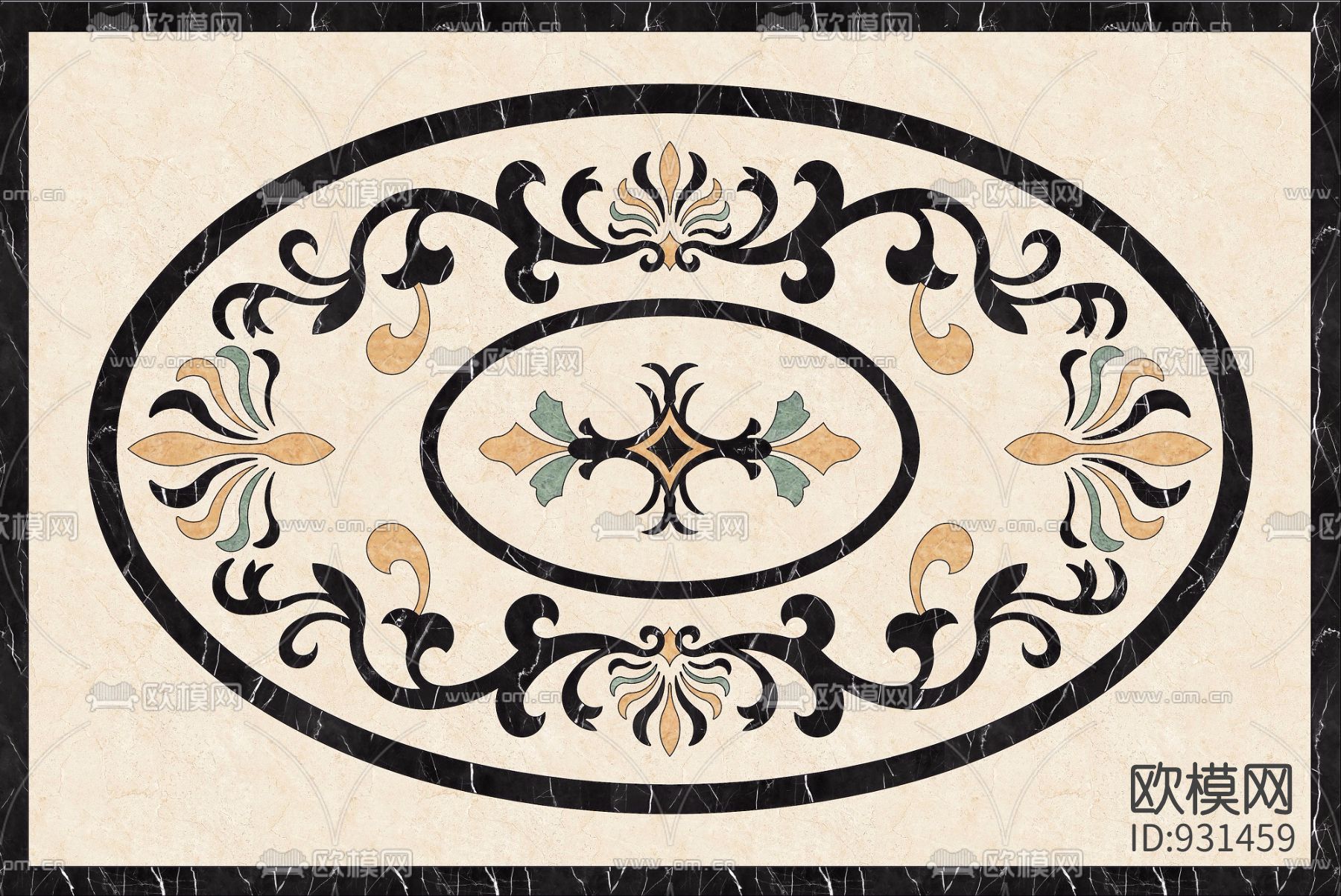 地面拼花下载（渲染图4）