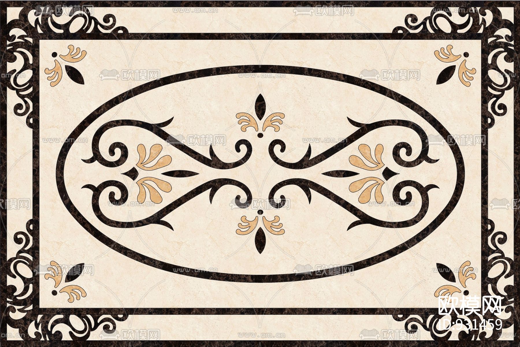 地面拼花下载（渲染图5）