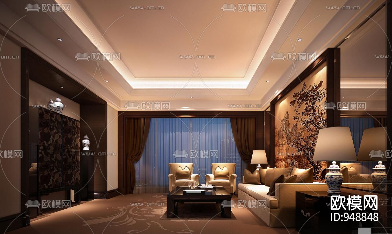 成都某大型大酒店全套施工图+效果图