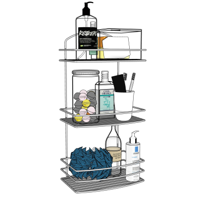  现代浴室毛巾沐浴露su模型 