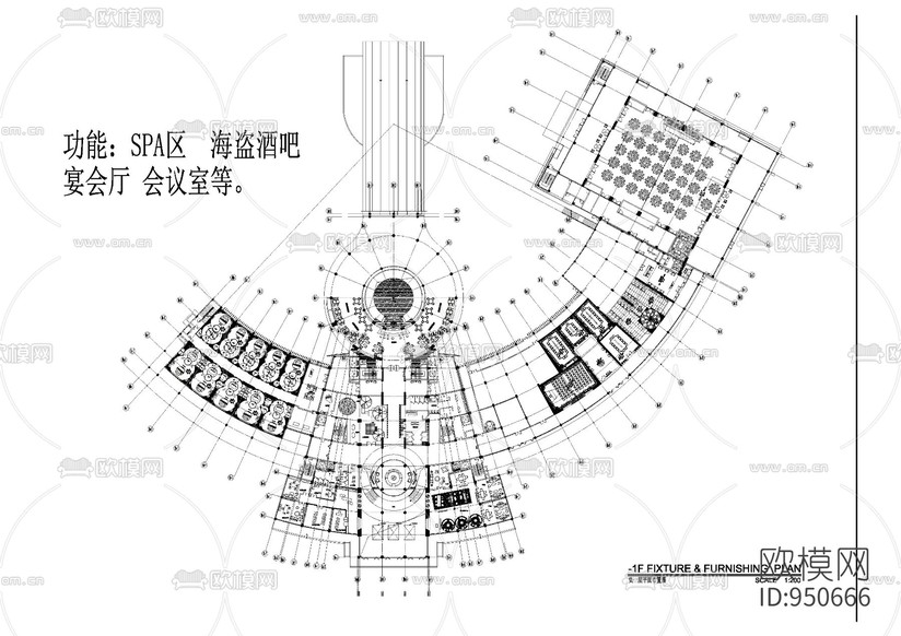 三亞游艇國際酒店全套圖紙效果圖下載(渲染圖1)