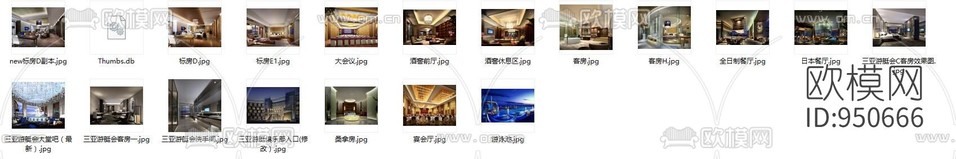 三亞游艇國際酒店全套圖紙效果圖下載(渲染圖3)