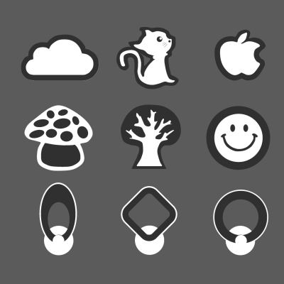  现代儿童壁灯组合su模型 