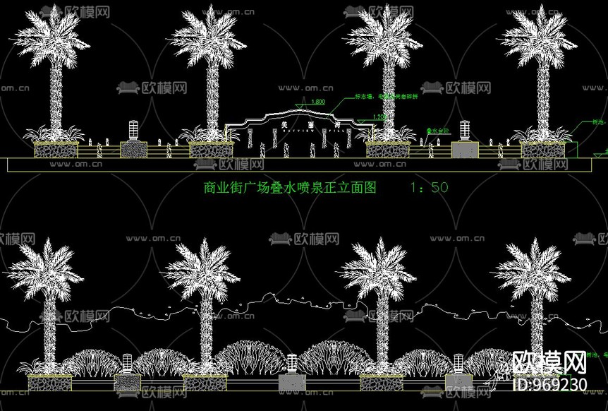 美麗灣全套景觀設(shè)計施工圖下載(渲染圖6)