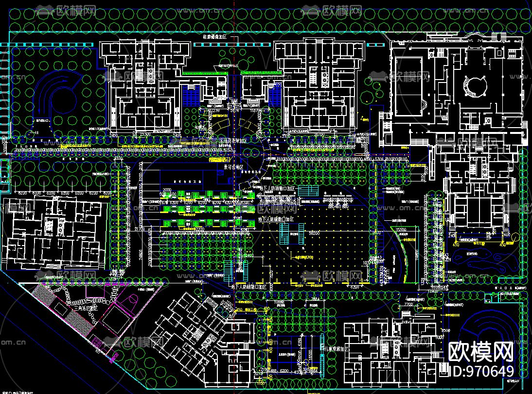 上海市华庭嘉园全套景观设计施工图下载（渲染图5）
