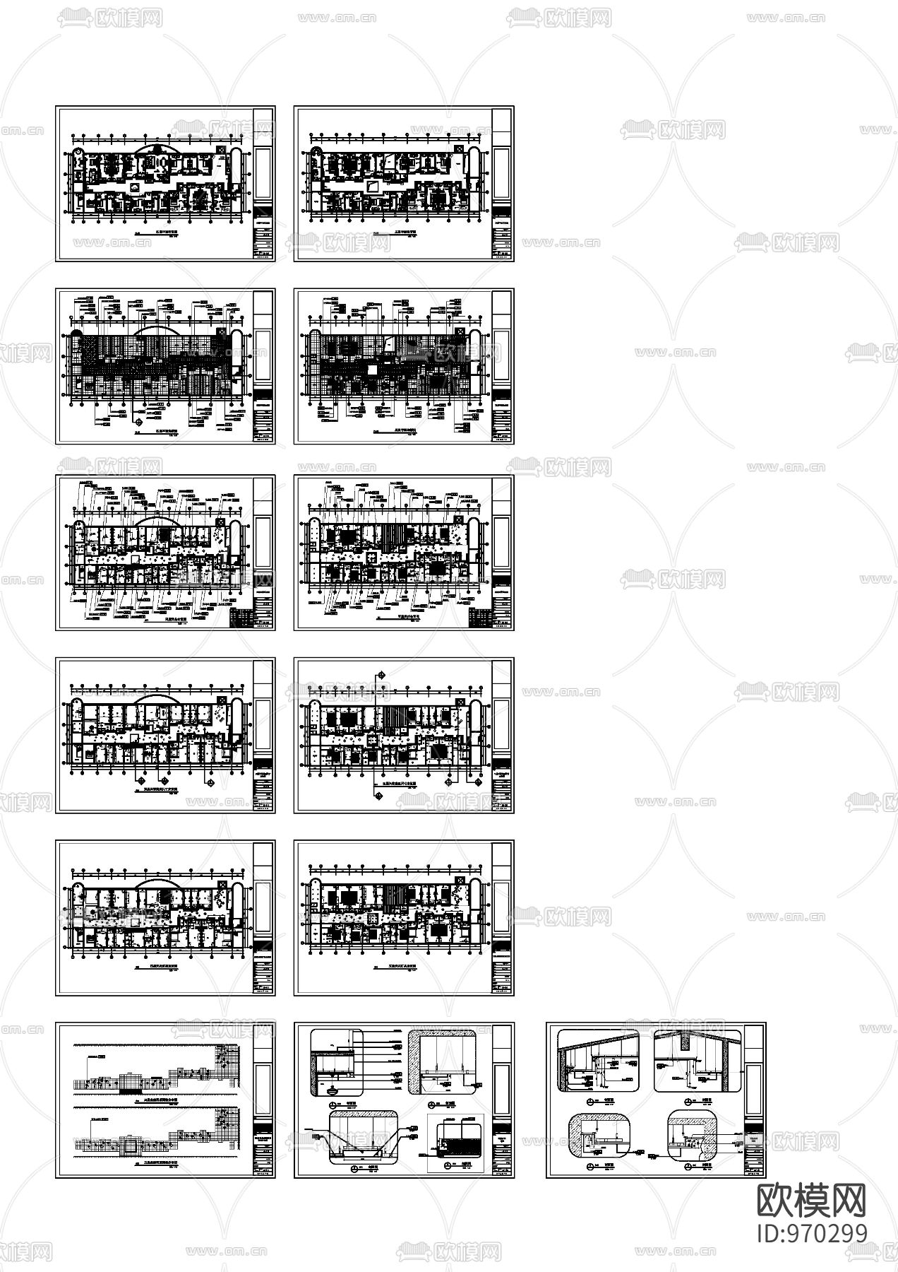 梦工厂时尚酒店平面施工图下载（渲染图3）