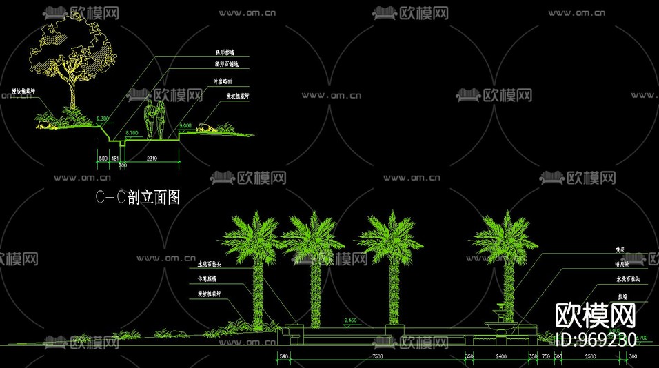 美麗灣全套景觀設(shè)計施工圖下載(渲染圖2)