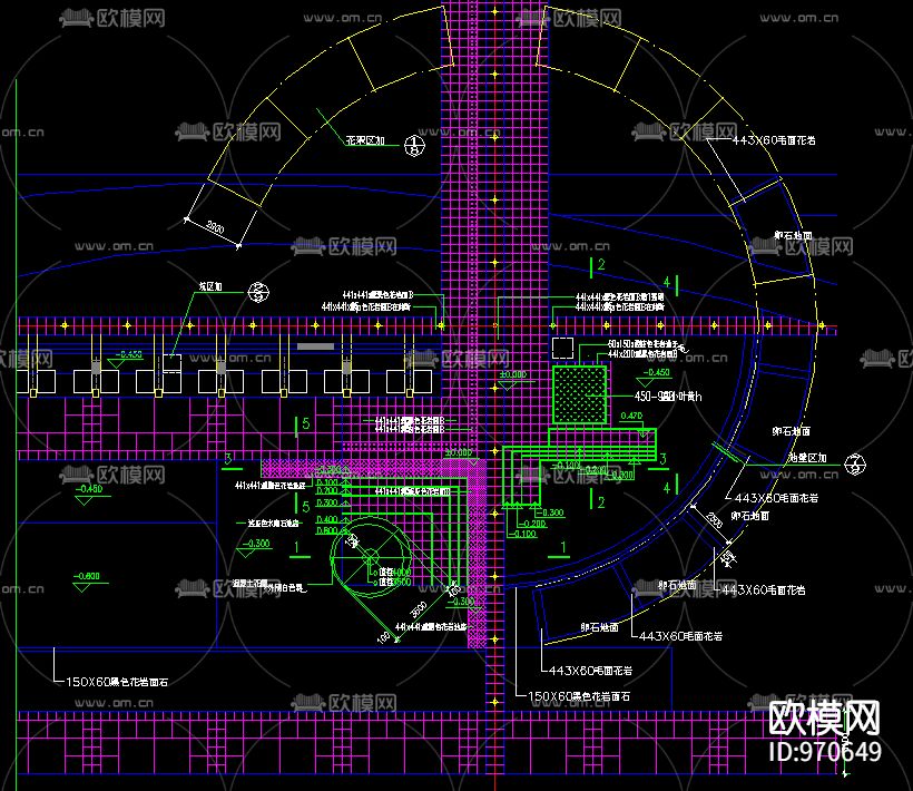 上海市华庭嘉园全套景观设计施工图下载（渲染图1）