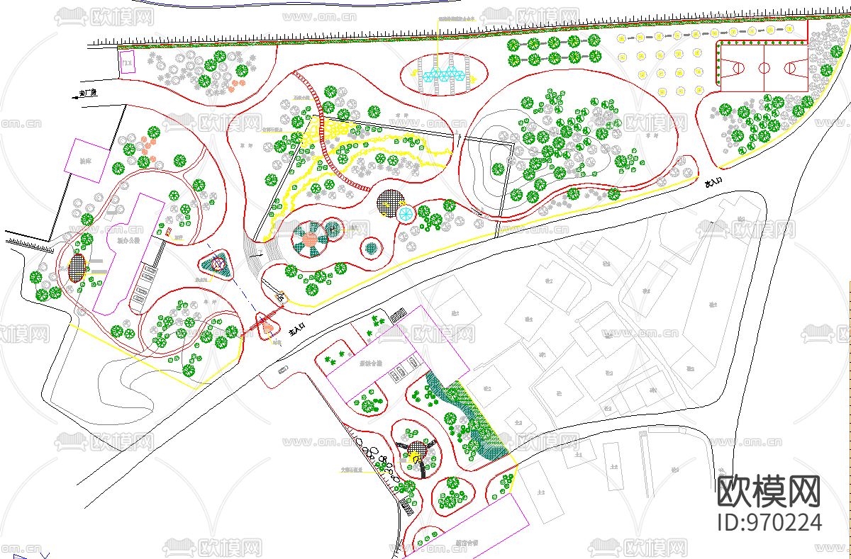 临安青山殿水库环境全套施工图下载（渲染图4）