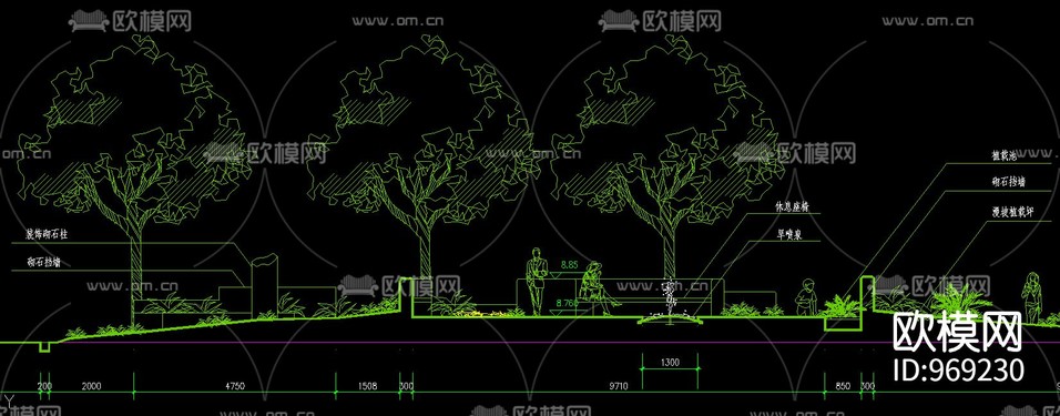 美麗灣全套景觀設(shè)計施工圖下載(渲染圖3)