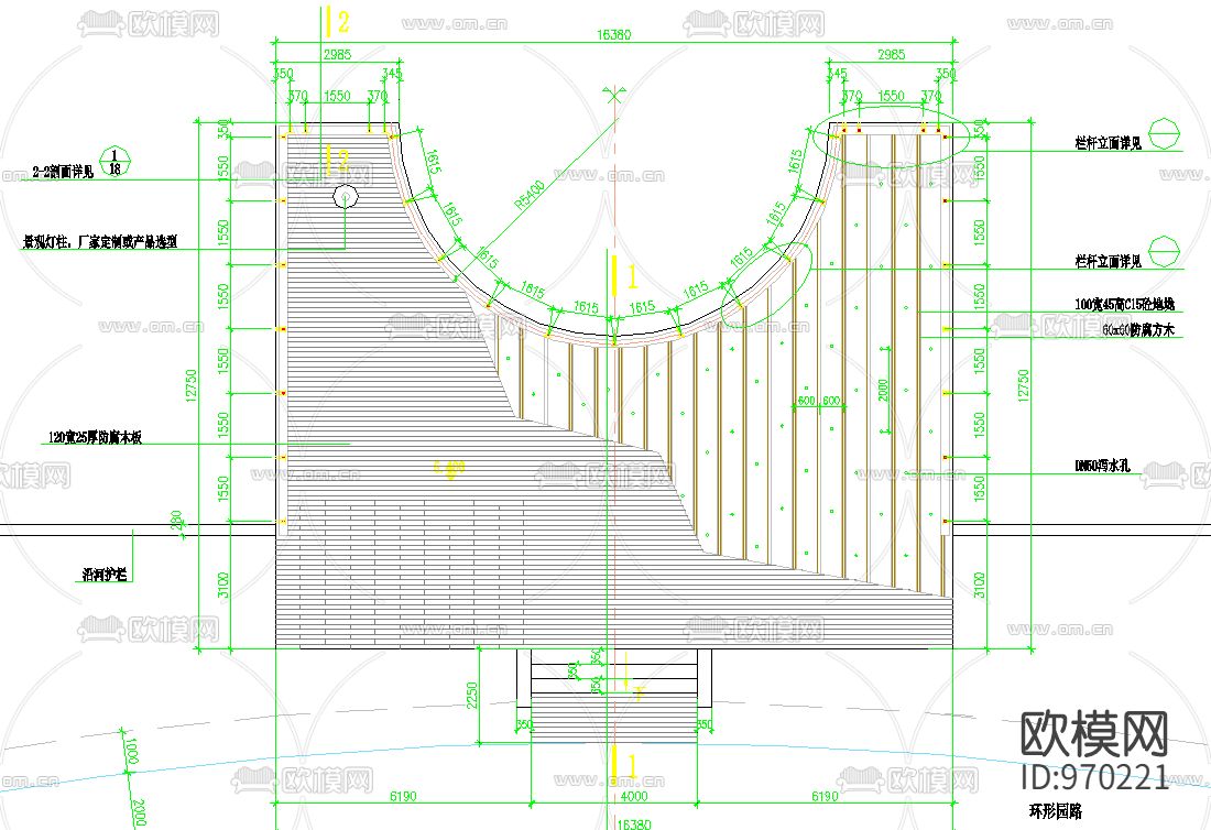 温州坦前小区建筑及环境全套施工图下载（渲染图2）