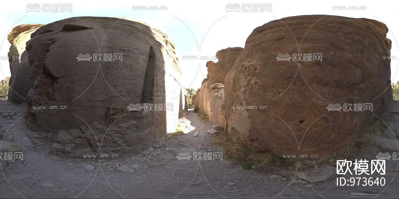 山岩缝隙小道胡同hdr外景贴图下载