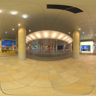  地铁入口地下人防hdr外景贴图 