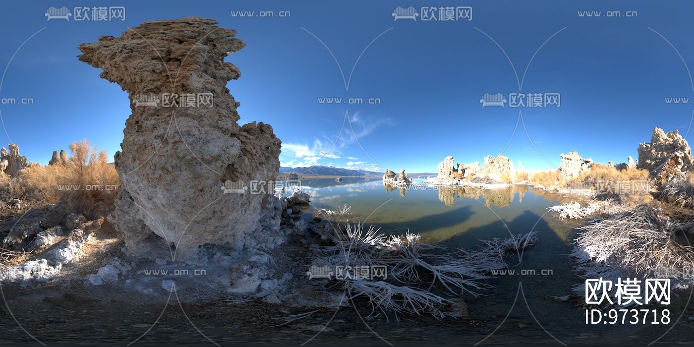 山峦荒野湖泊hdr外景贴图下载