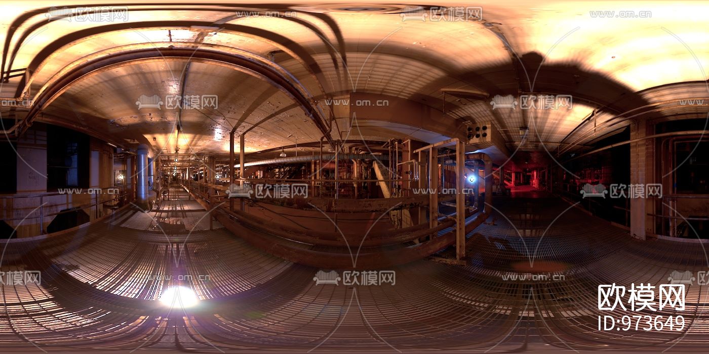 机械化作业仓工业仓hdr外景贴图下载