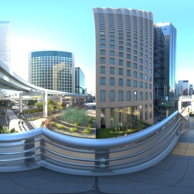  都市大厦天桥hdr外景贴图 