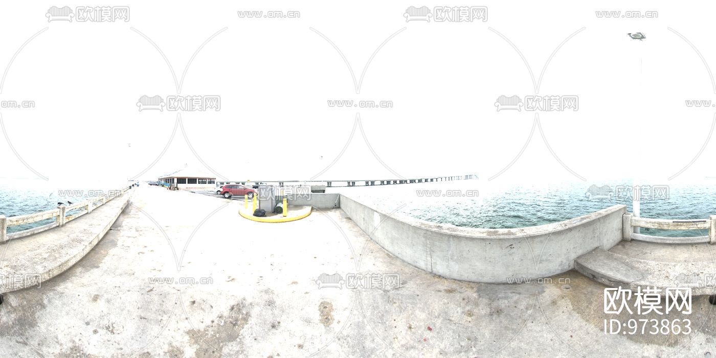 船舶码头hdr外景贴图下载
