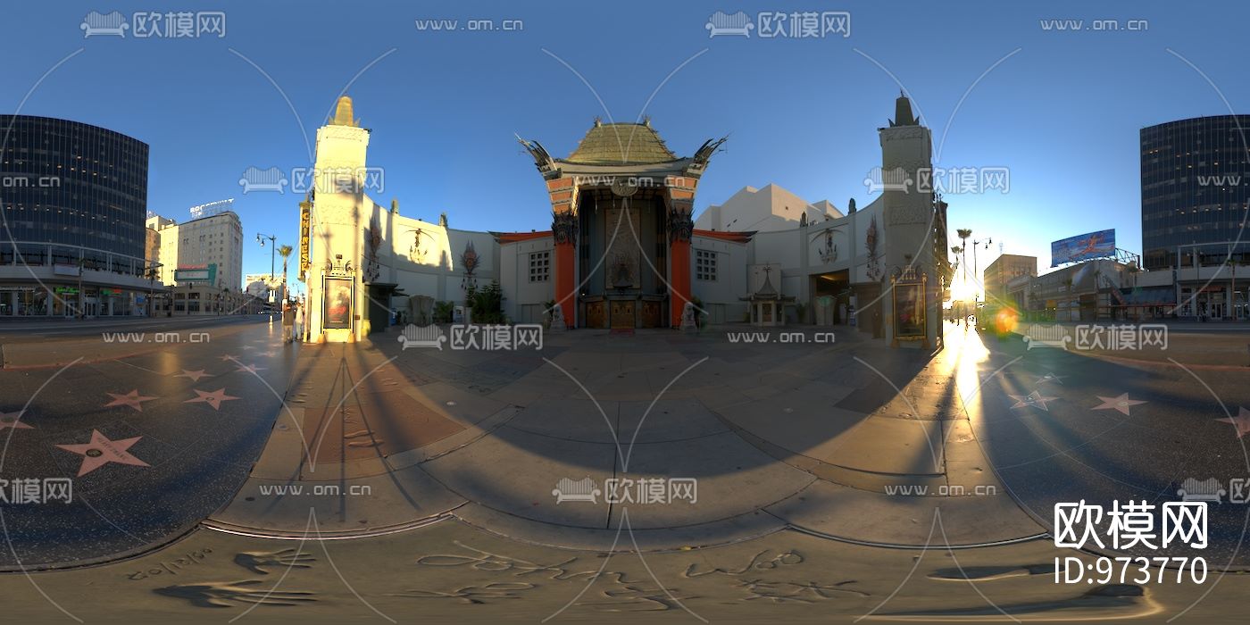 东南亚庙宇门口广场hdr外景贴图下载