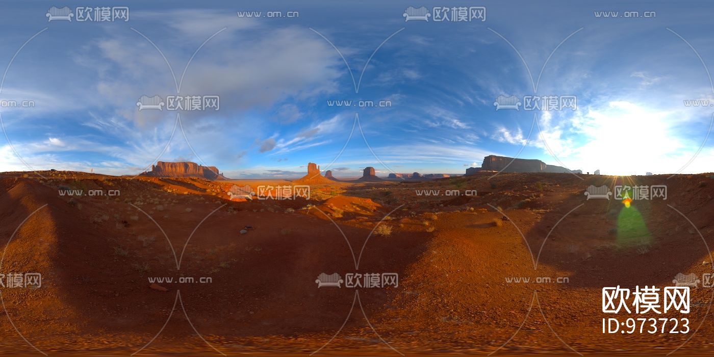 沙漠荒漠戈壁hdr外景贴图下载